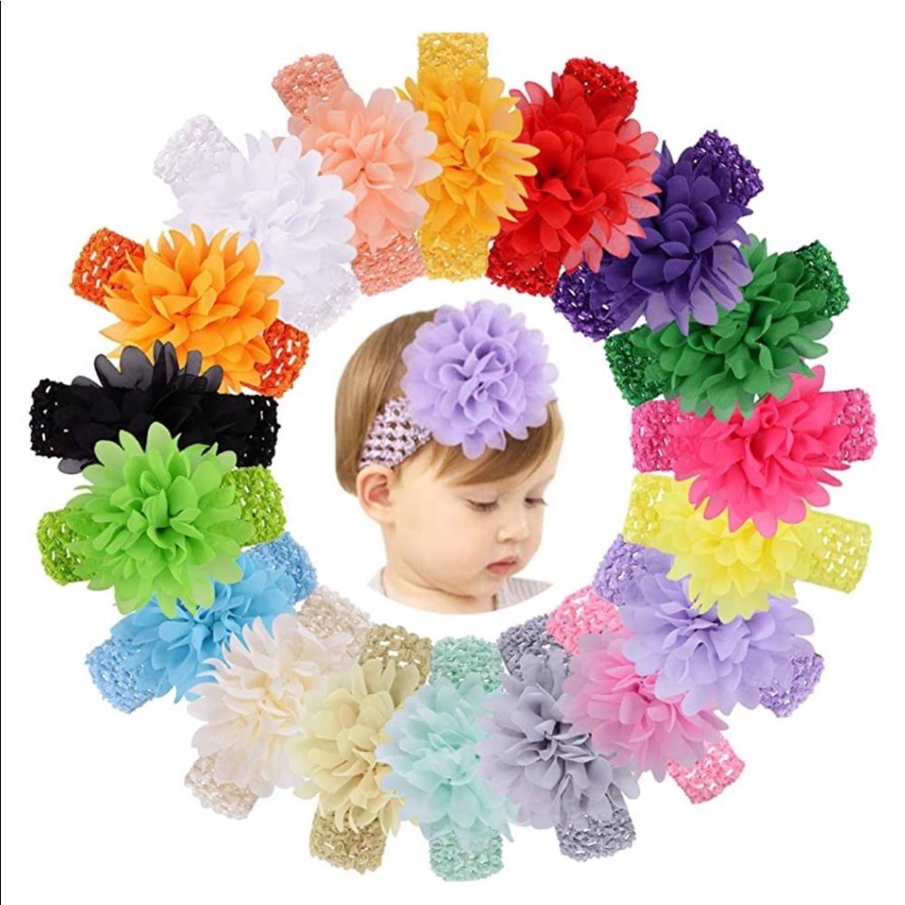 Baby Girl Chiffon Flower Headband Hair Accessories